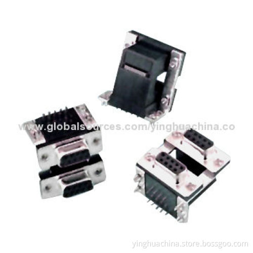 D-sub Connectors, Right Angle/Dual-port Male/Female Add/Fix Screws Single/Dual/Thread Boardlock 0553New